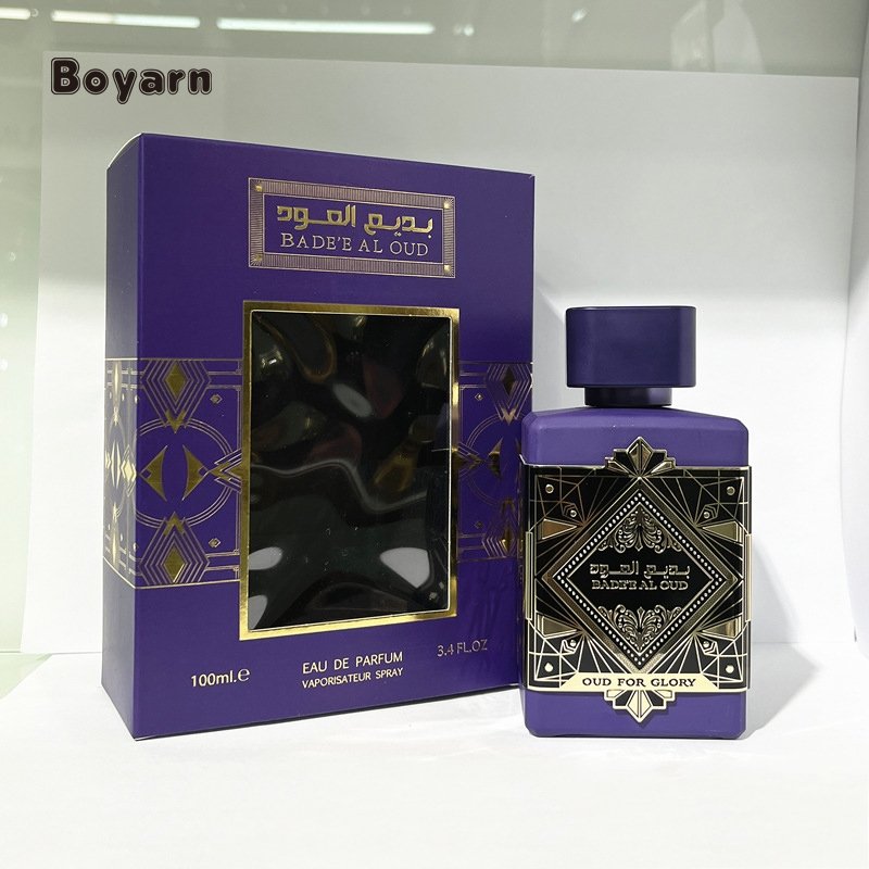 Boyarn Wholesale Luxury Pure Black High-Quality Arabic Perfume 100 Ml Original Lasting Fragrance Men's Perfume Gift Sets