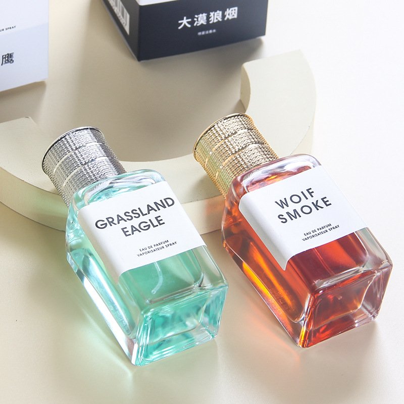 High Quality 50ml Woody Scent Men's Perfume in Glass Bottle Classic Long-Lasting Fragrance Body Spray for Gifts Daily Use