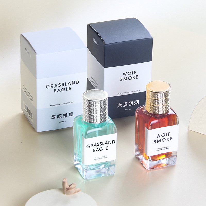 High Quality 50ml Woody Scent Men's Perfume in Glass Bottle Classic Long-Lasting Fragrance Body Spray for Gifts Daily Use