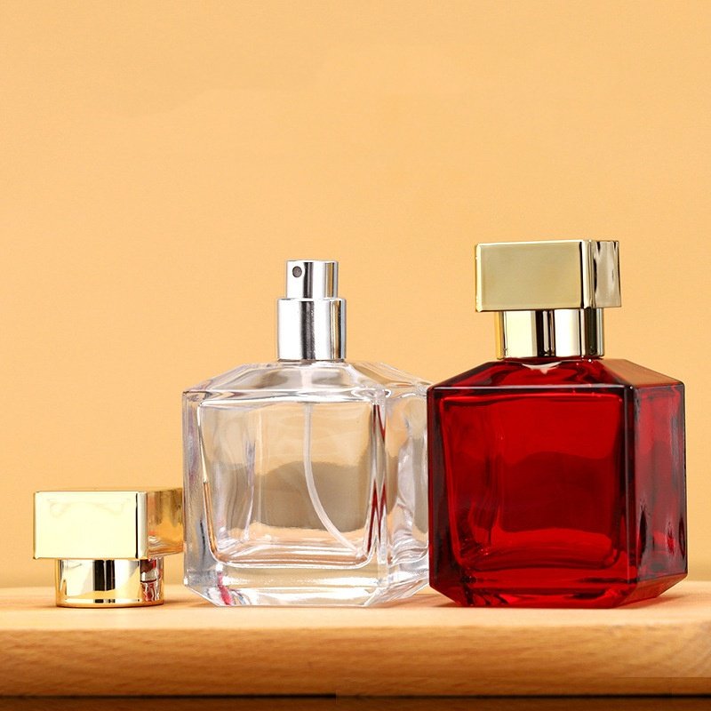 Factory direct sales 70ml perfume daily fine spray glass bottle men's portable hydration spray empty bottle