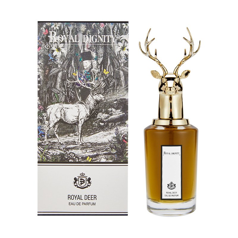 New Arrivals Elk Animal Head Perfume Fresh Light Elegant Men's Cologne Perfume Long Lasting Fragrance