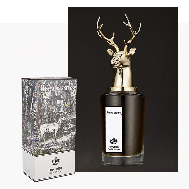 New Arrivals Elk Animal Head Perfume Fresh Light Elegant Men's Cologne Perfume Long Lasting Fragrance