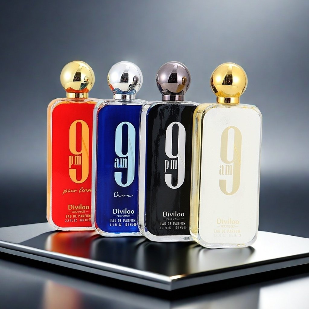 2024 Hot Selling Best Selling African Four Colors Black 9PM Arabian Perfume Men's Perfume Atomizer Fragrance Spray