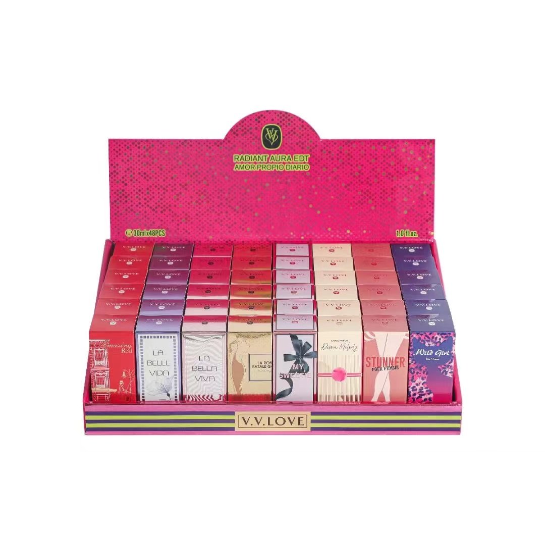 30ML*48PCS Love Perfume Gift Sets 6 Style Luxury Present Date Fashion Long Lasting Fragrance Mist Spray Unisex Perfume Women Men