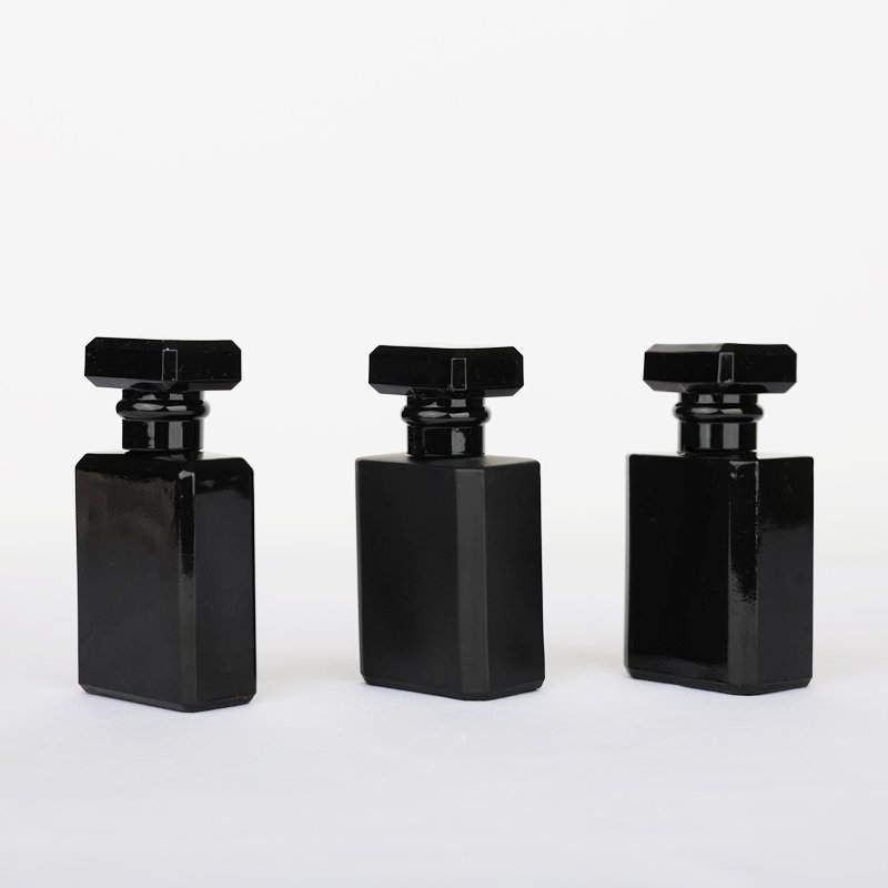 50ml/1.69 Oz Empty Frosted Glass Spray Black Bottles for perfume Men's Eau De Parfum bottle / Perfume Atomizer,