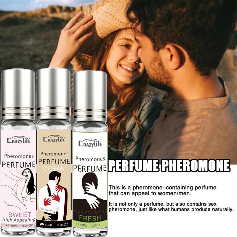 Hot Seller in Europe and American 10ml Pheromones Perfume With Fresh Sweet High Appealing to men women attract perfect mate%
