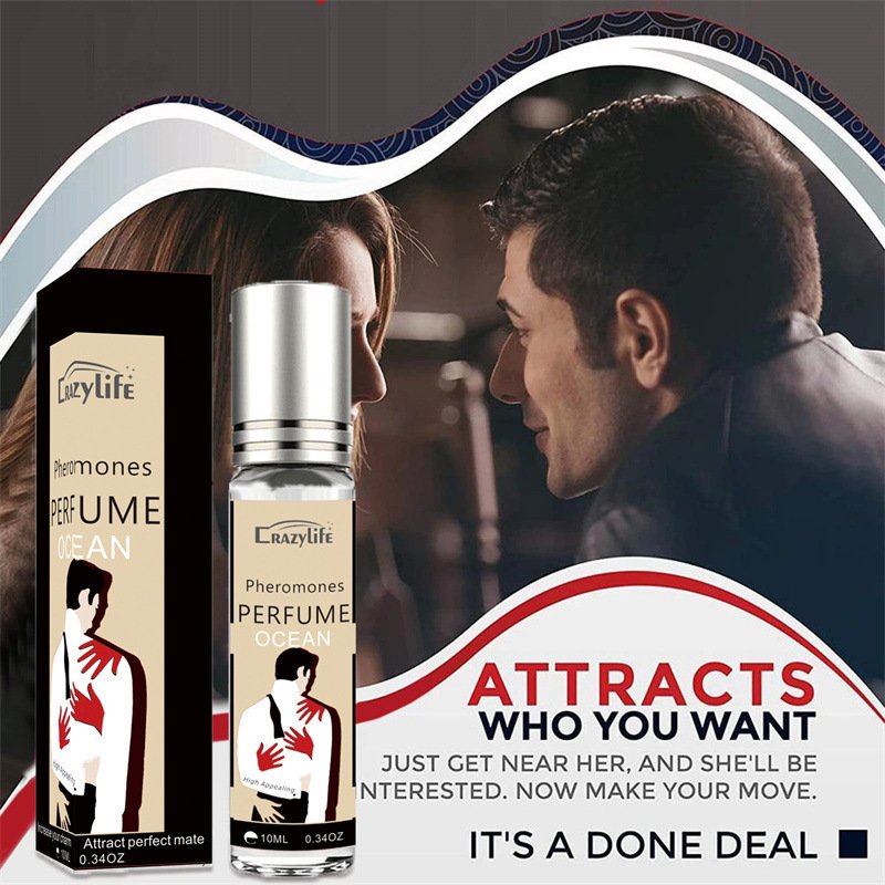 Hot Seller in Europe and American 10ml Pheromones Perfume With Fresh Sweet High Appealing to men women attract perfect mate%