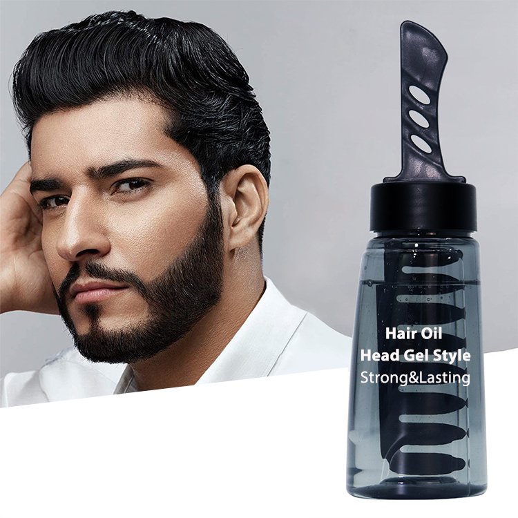 Huati Sifuli 2-in-1 Men Hair Styling Care Kit Men's Oil Head Styling Gel Hair Gel Wax With Comb fashion wax hair gel