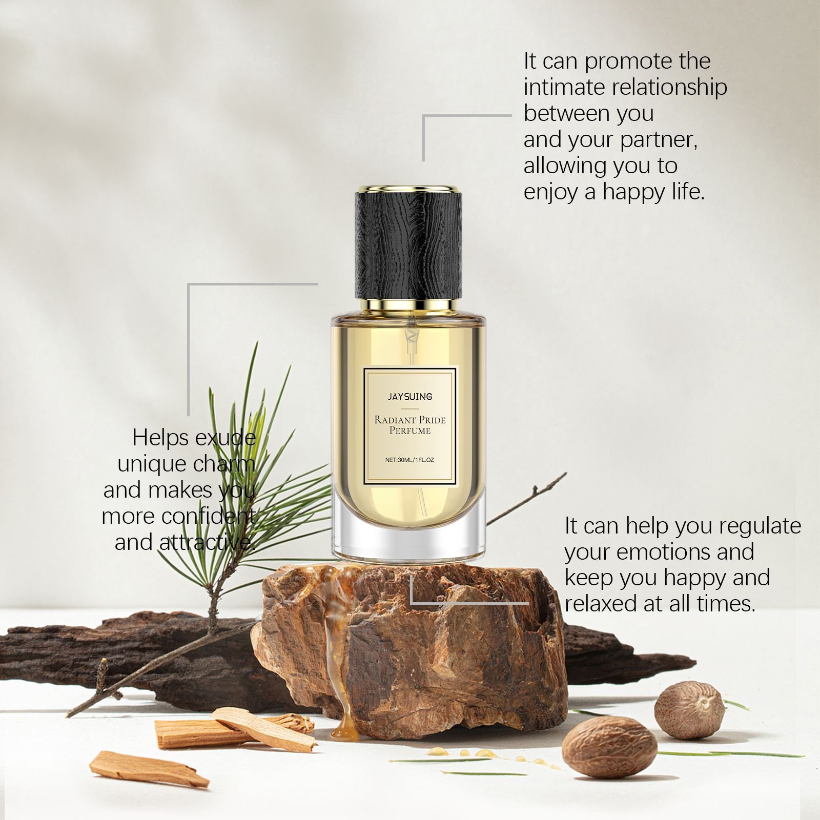 Jaysuing Wood Perfume Men Lasting Man Perfume Spray Organic High Quality Perfume For Man