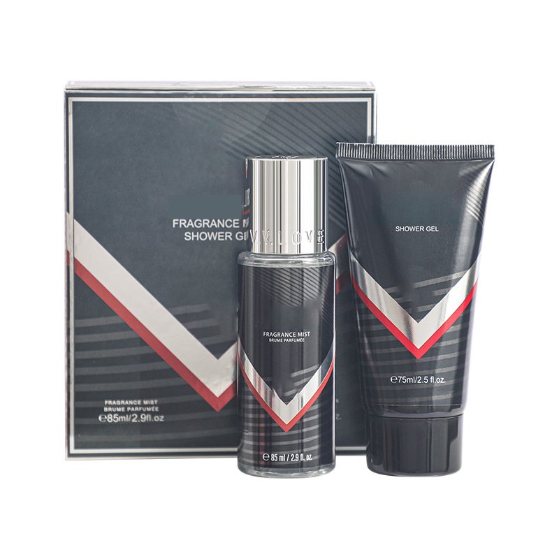 wholesale Body Lotion set gift bix with Body spray men perfume original men's perfume