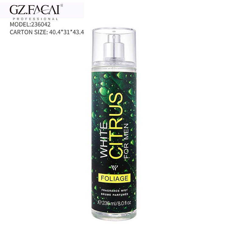 Wholesale Ethereal Fruit Wood Scented High - Diffusivity Mysteriously Alluring Men's Facial and Body Mist Perfume