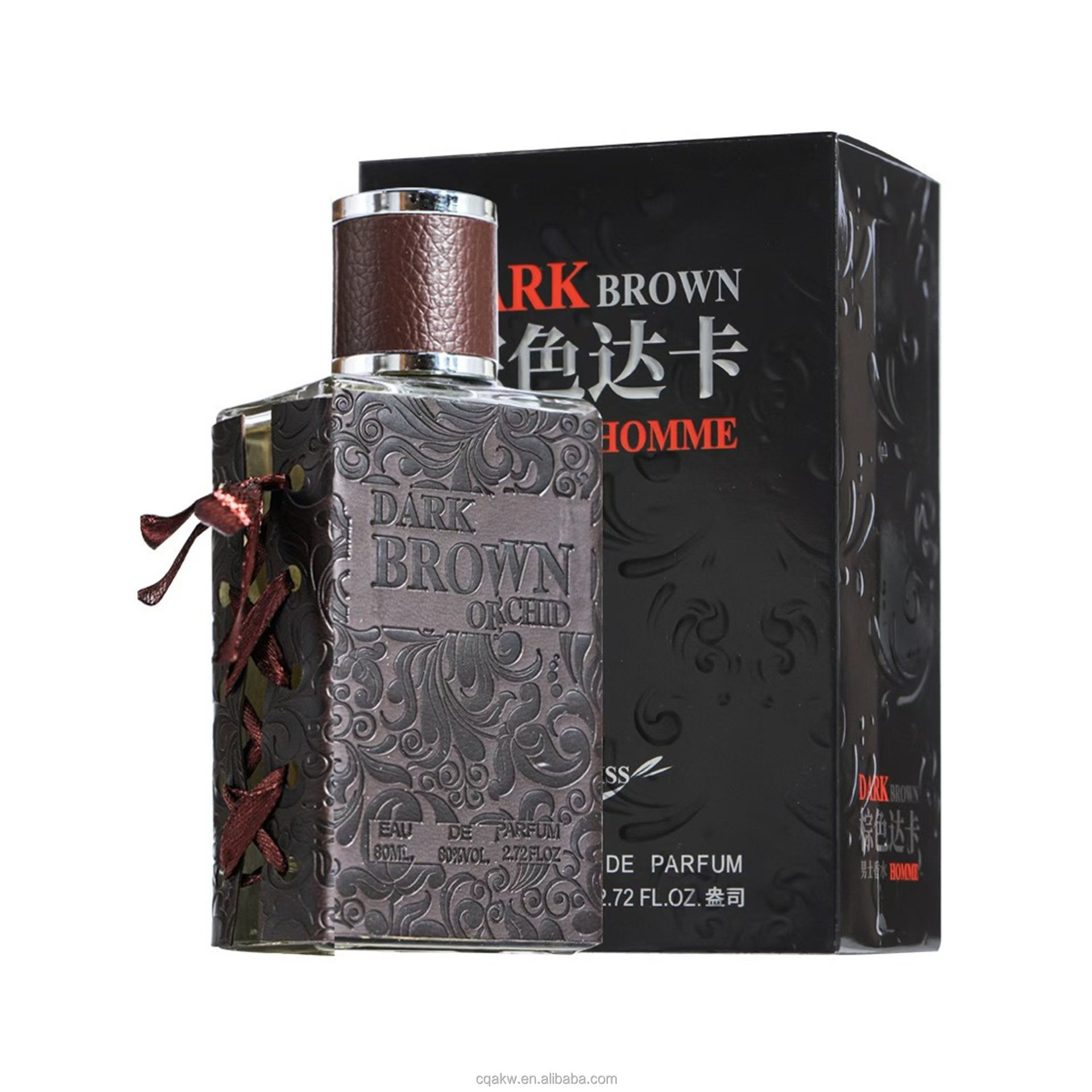 Wholesale Men's perfume fresh unique scent long-lasting leather scent gentlemen homme fragrance for men 80ml