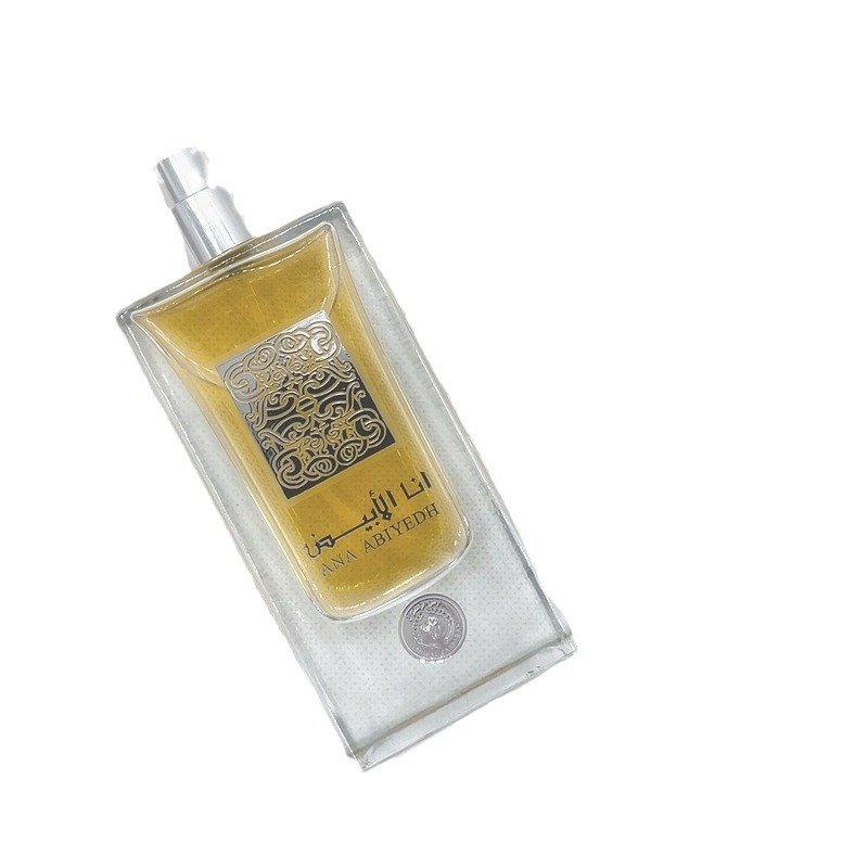 Qigong wholesale white Arabic square perfume bottle men's perfume car perfume bottle high-grade crystal bottle