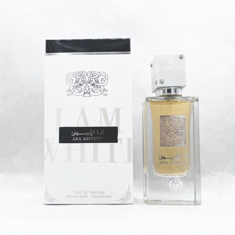 Qigong wholesale white Arabic square perfume bottle men's perfume car perfume bottle high-grade crystal bottle