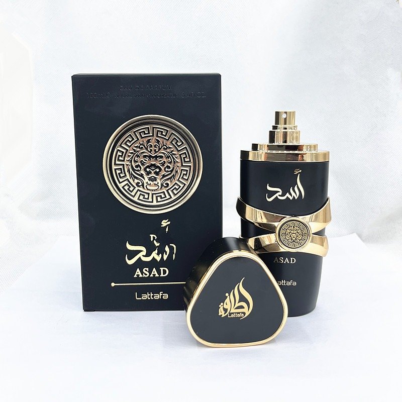 High quality wholesale luxury black ASAD Arabic Dubai Perfume Middle East Arab Long lasting men's perfume original