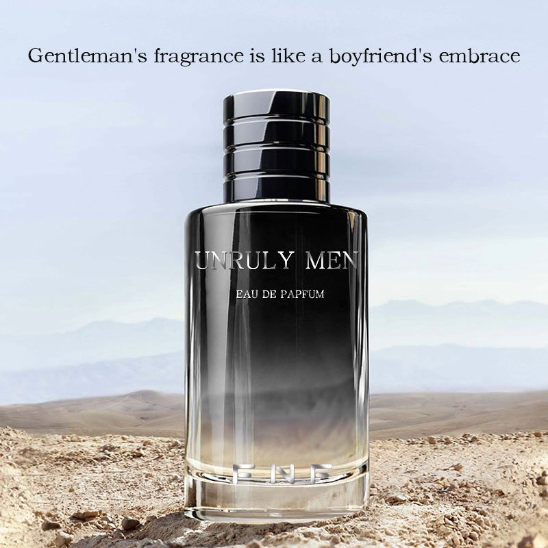 Men's 50ml Luxury Body Perfume with Wood Fragrance Customizable Glass Bottle Long Lasting Wholesale Fashionable Scent