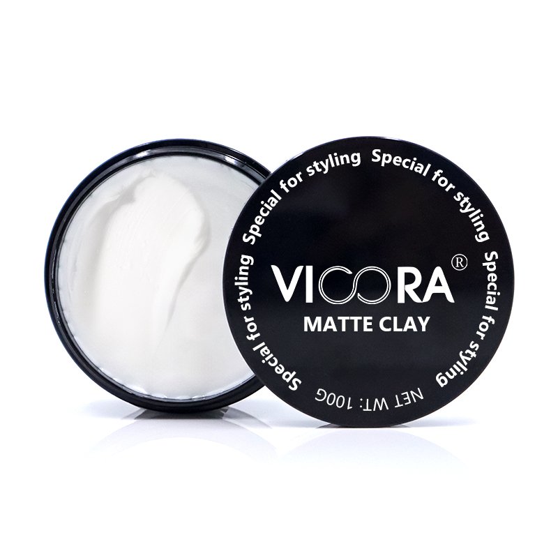Organic Cream Clay for Strong Modeling Natural Fluffy Scented Brushed Hair for Curly and Dry Hair