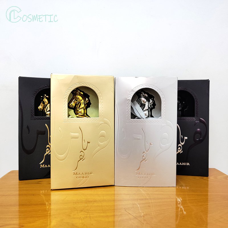 Wholesale high performance Golden Horse Head luxury Gift Box Men's Perfume 100ml long lasting Arabic perfume