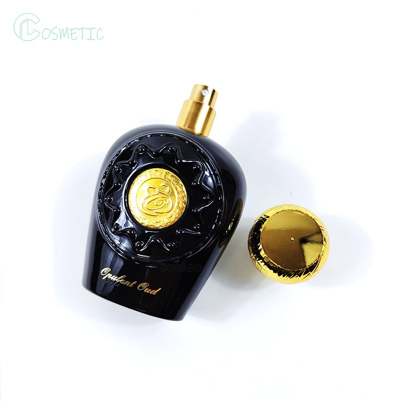 Black 100ml Arab Dubai Lasting Long Fragrance Oil Muslim Perfume Black Sign Oud Men's perfume
