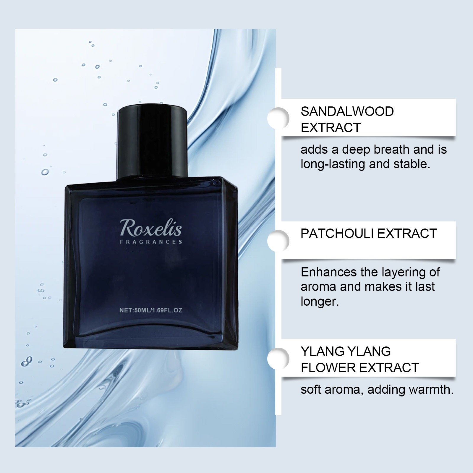 Charming Perfume Men Natural Fresh Fragrance Long-lasting Scent Attractive Dating Perfume For Man 50ml