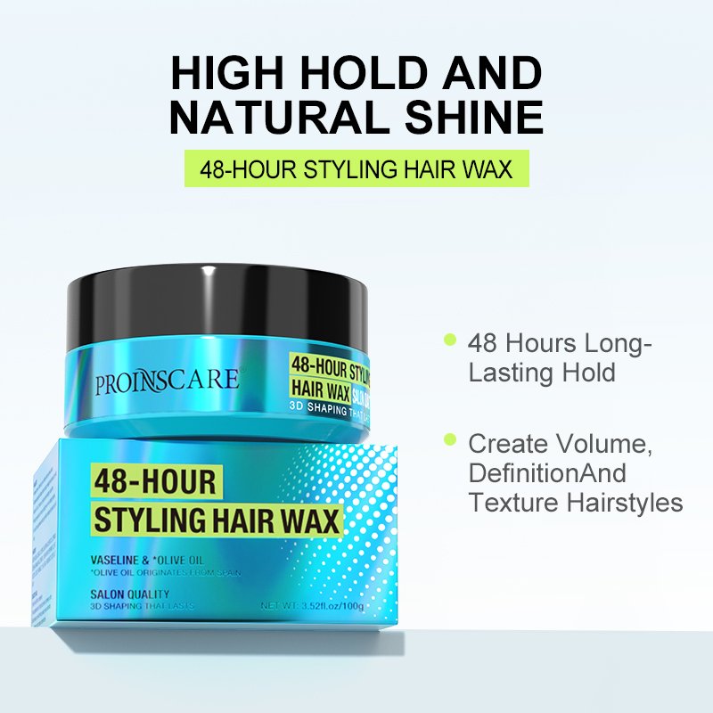 Factory wholesale custom men's hair wax hair styling wax for men women