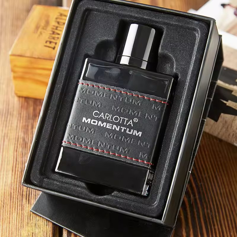 JIAWEN Black leather package 100ml long Lasting fragrance French Romantic Men's Cologne