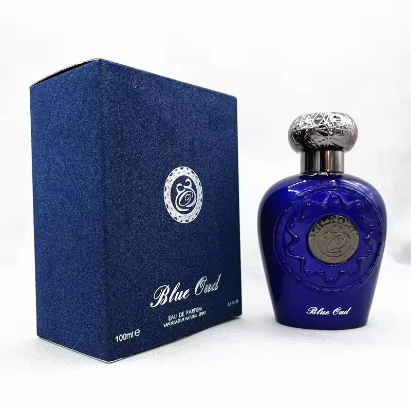 YULU High Quality Blue Flannelette Box Men's Perfume Factory Direct Wholesale with Arab Fragrance