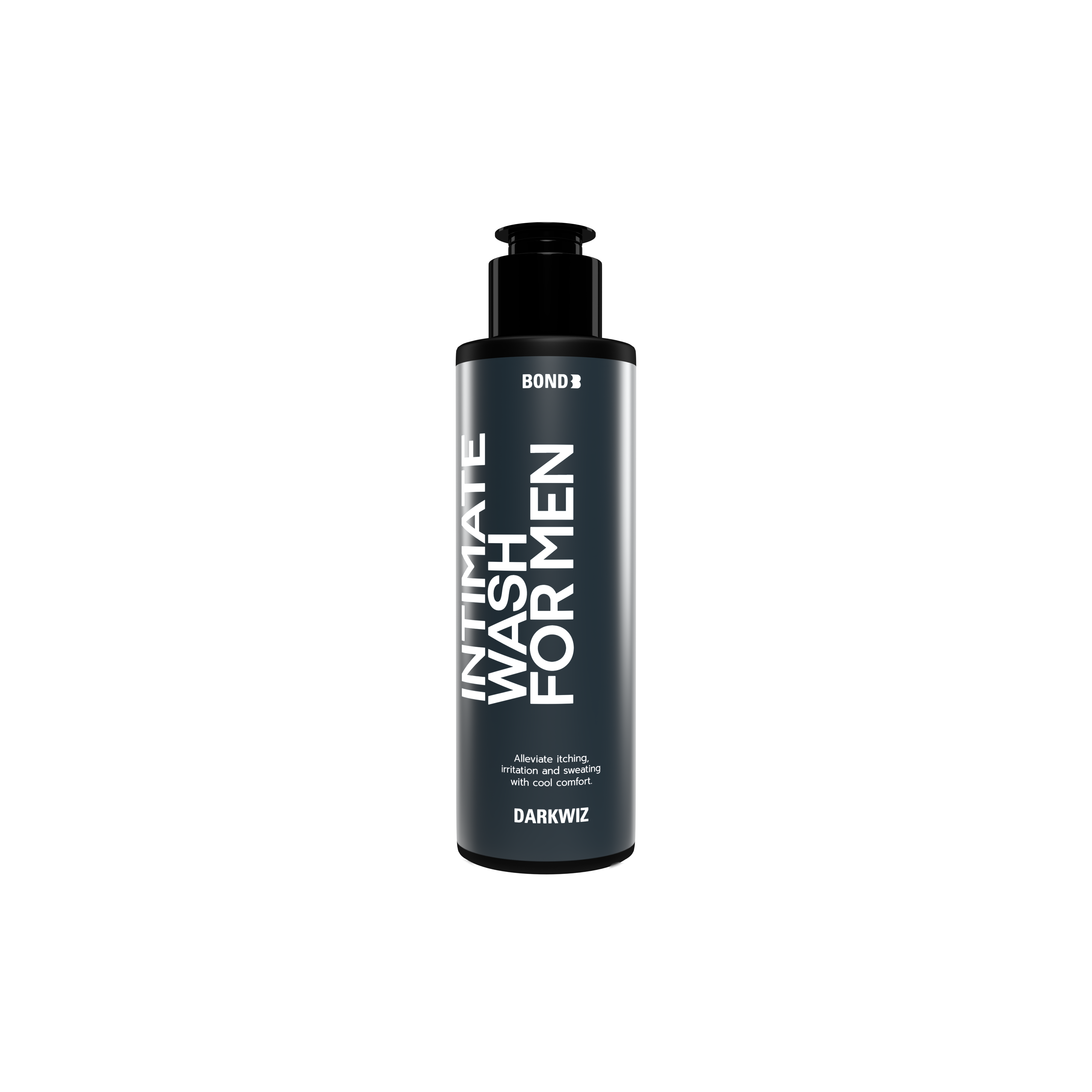 Bond Men's Moisturizing Shower Gel 130 ml Intimate Wash Dark Wiz Aloe Fragrance Herbal Ingredients Refreshing Perfumed Adults