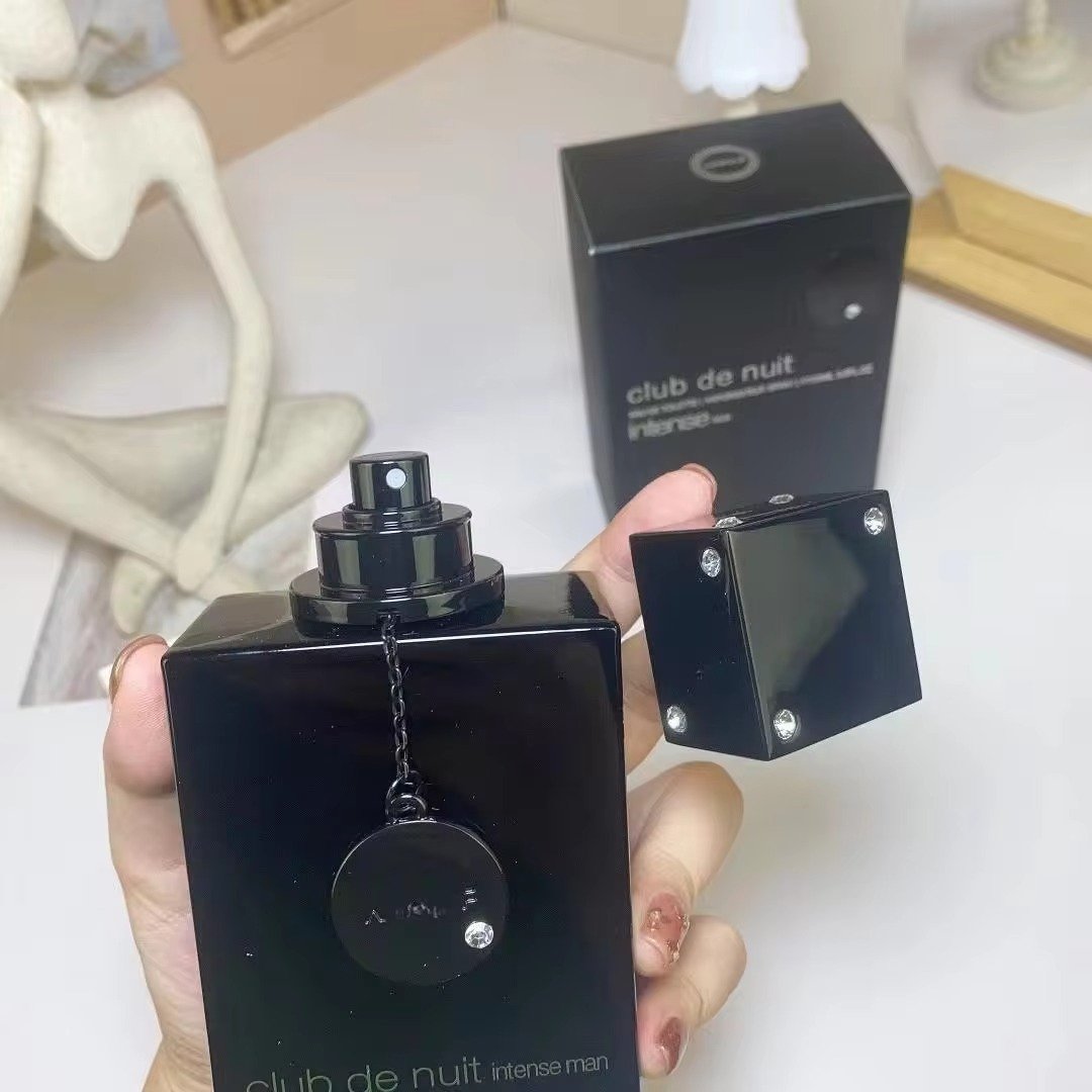 Armaf Oudh Dubaigh Intense Rose-Scented Men's Perfume in Pure Black Creamy Glass Bottle Imported from Dubai Nightclubs Travel