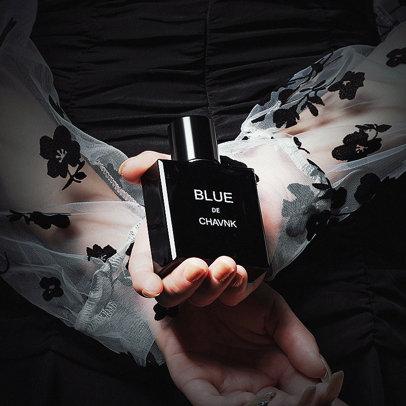 Luxury Men's Perfume Blue Fresh Long-Lasting Light Parfum Glass Bottle Classic Cologne Fragrance Perfume for Men Wholesale
