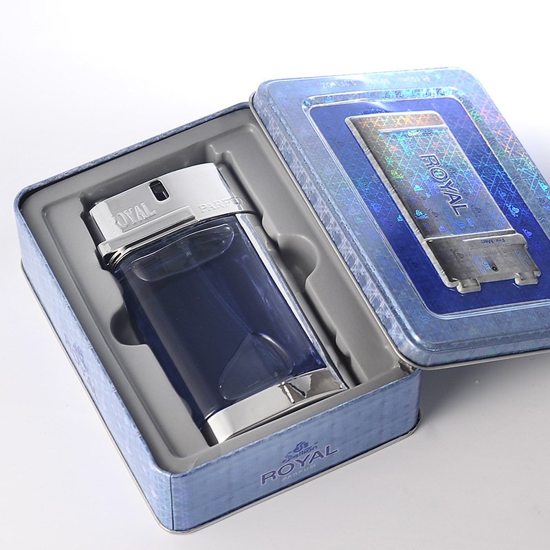 Wholesale original brand Royal Perfume Ocean Fragrance 100ml metal tin box men's perfume
