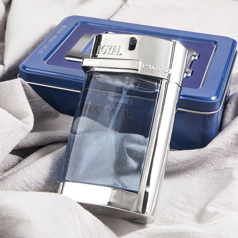 Wholesale original brand Royal Perfume Ocean Fragrance 100ml metal tin box men's perfume