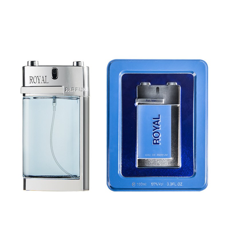 Wholesale original brand Royal Perfume Ocean Fragrance 100ml metal tin box men's perfume