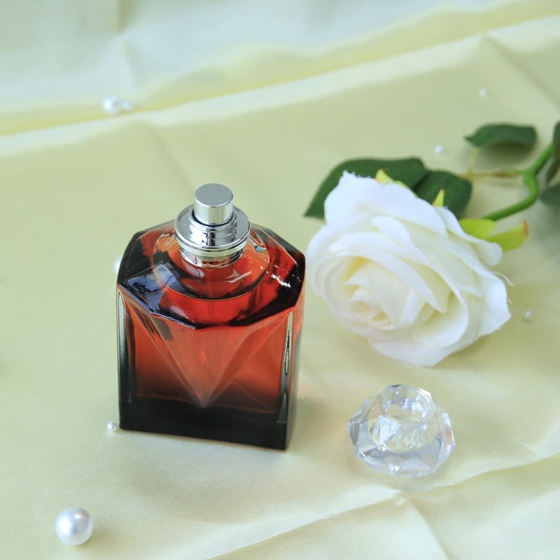 Men's Irregular Cone-Shaped Glass Bottle 100ml Perfume Fashionable Floral Woody Scent Long-Lasting Fragrance Parfum