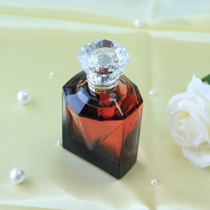 Men's Irregular Cone-Shaped Glass Bottle 100ml Perfume Fashionable Floral Woody Scent Long-Lasting Fragrance Parfum