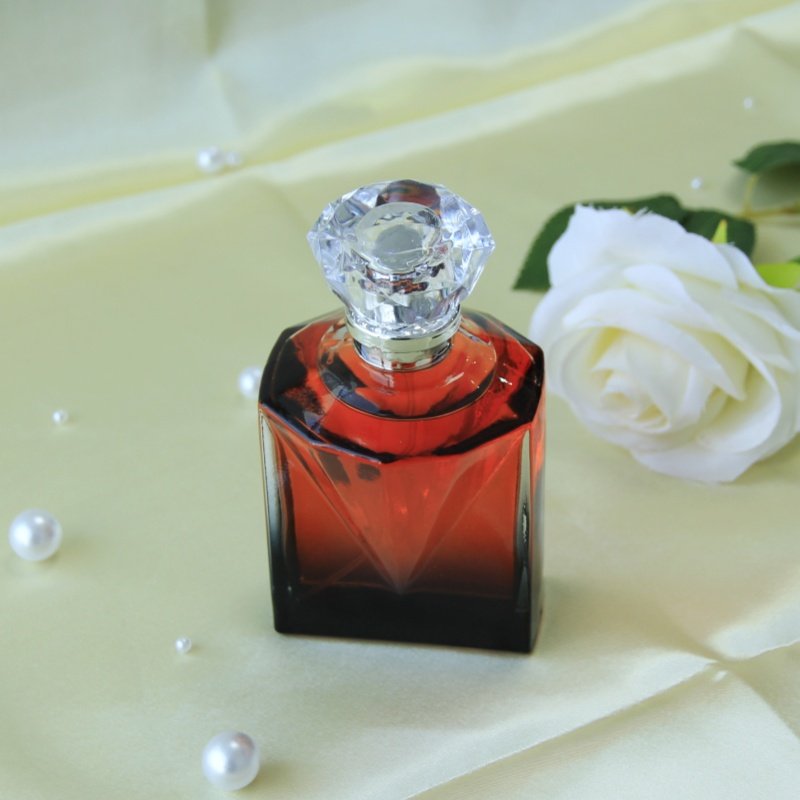Men's Irregular Cone-Shaped Glass Bottle 100ml Perfume Fashionable Floral Woody Scent Long-Lasting Fragrance Parfum
