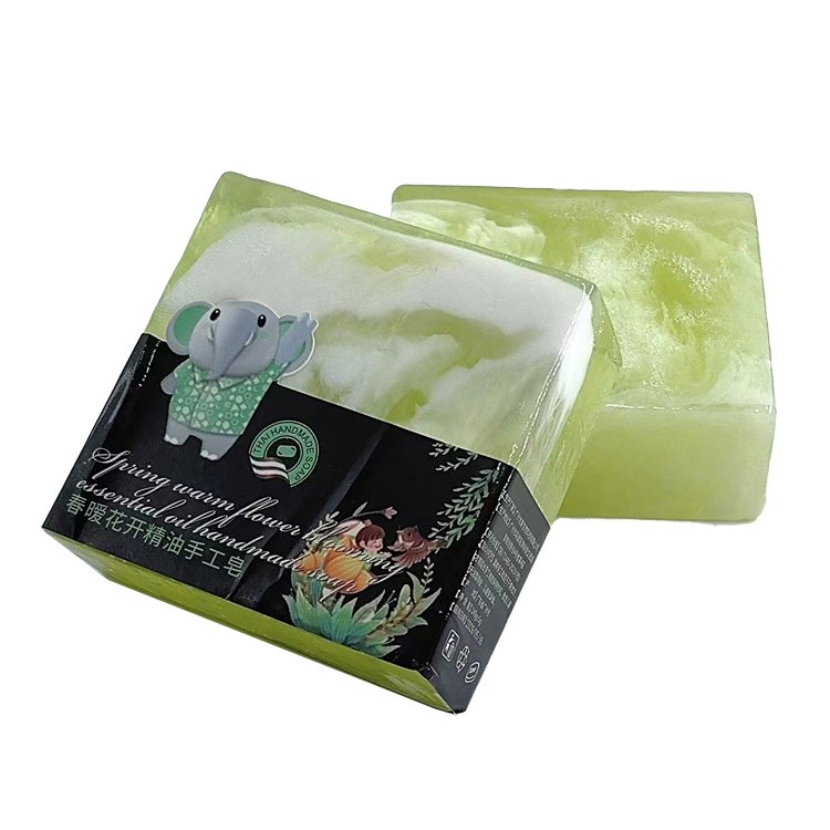 Wholesale OEM Essential Oil Soap Bar Luxury Fresh Scent Blueberry Cranberry Vanilla Rose Yijia Handmade Soap Custom Soap Box
