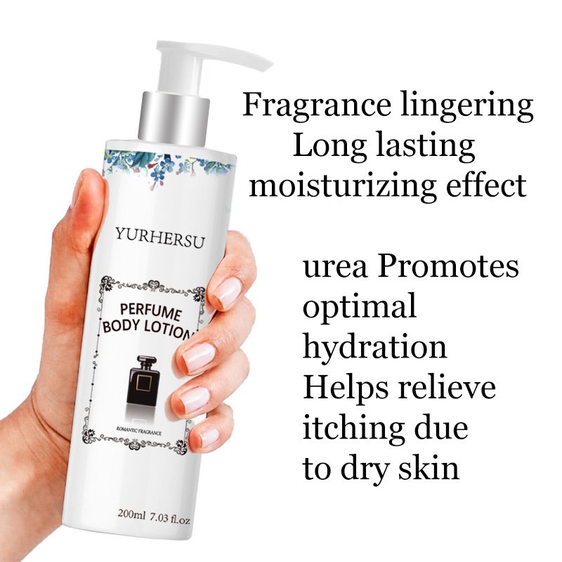 Natural 200mL Long-Lasting Fragrance Body Milk Hydrating Moisturizing Whitening Perfume Body Lotion