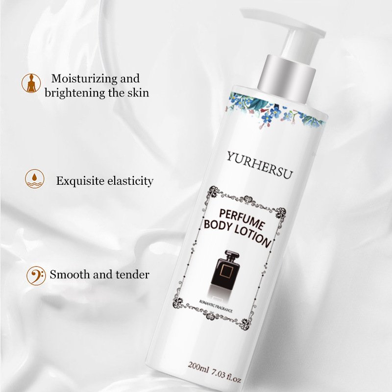 Natural 200mL Long-Lasting Fragrance Body Milk Hydrating Moisturizing Whitening Perfume Body Lotion