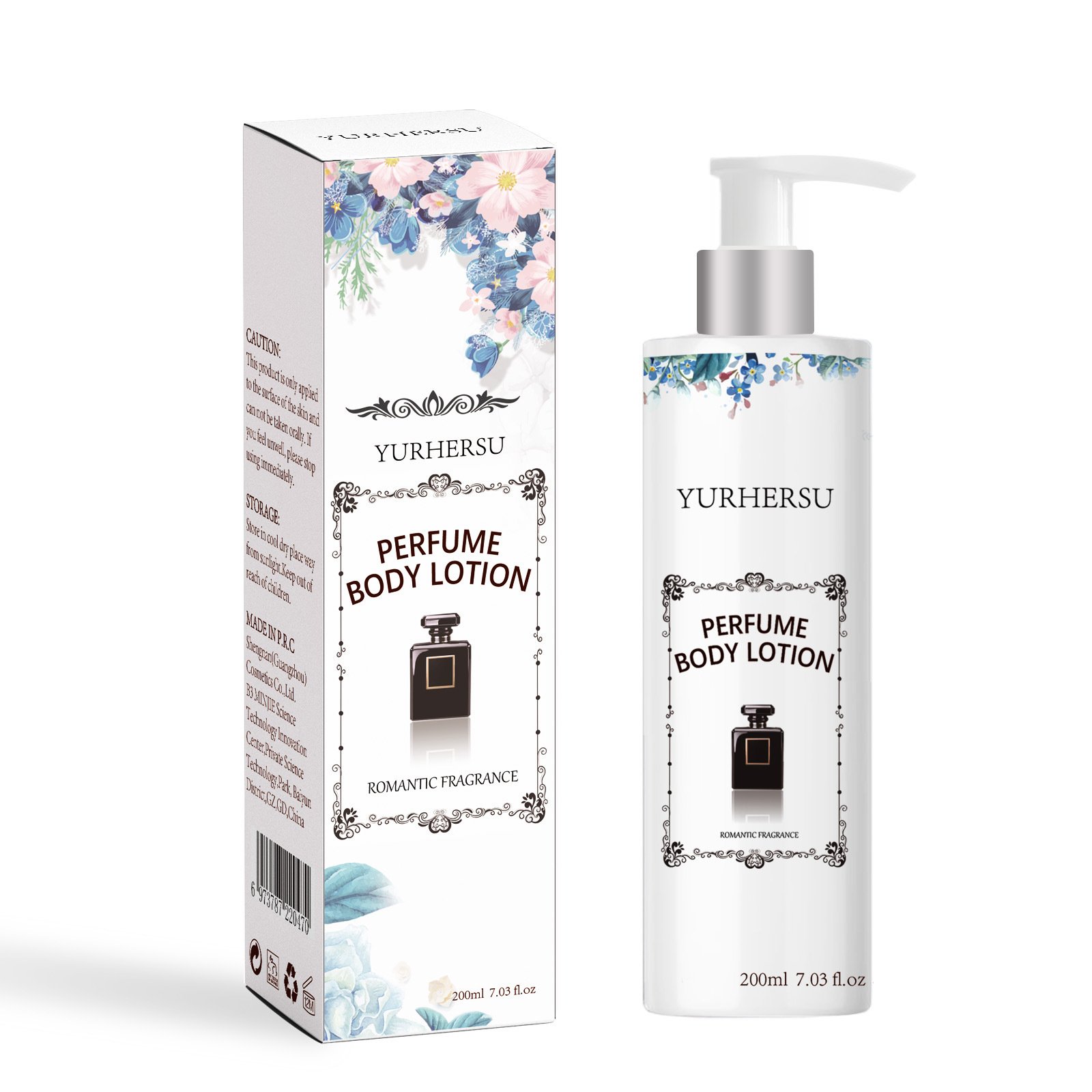 Natural 200mL Long-Lasting Fragrance Body Milk Hydrating Moisturizing Whitening Perfume Body Lotion