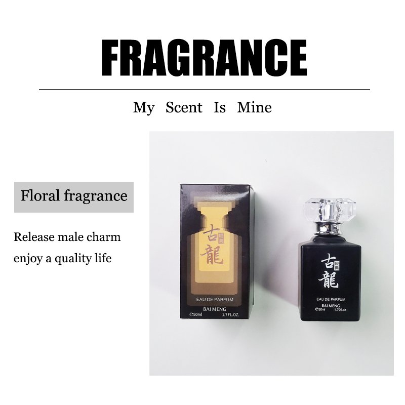Wholesale 50ml Men's Elegant Oriental Flower Melody Cologne Classic Fresh Floral Charm Luxury Perfume with Exquisite Smell