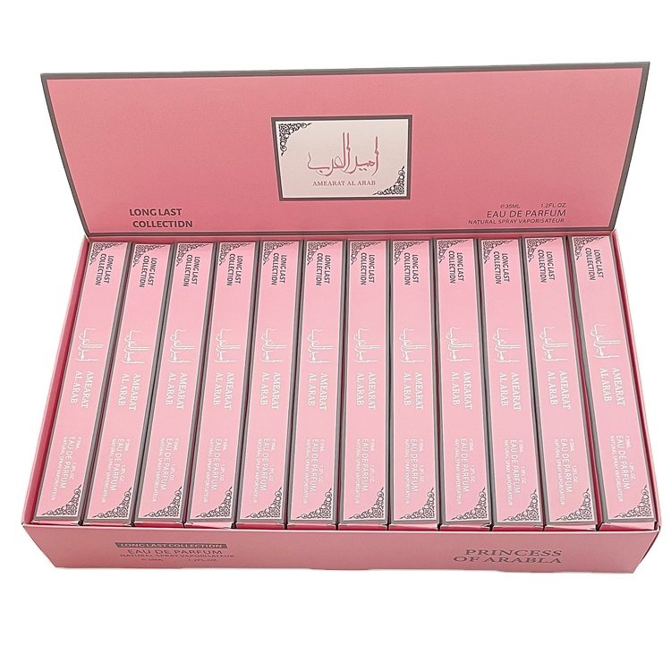 woman and man pocket spray arabic perfume travel size set portable wholesale sample perfume 35ML