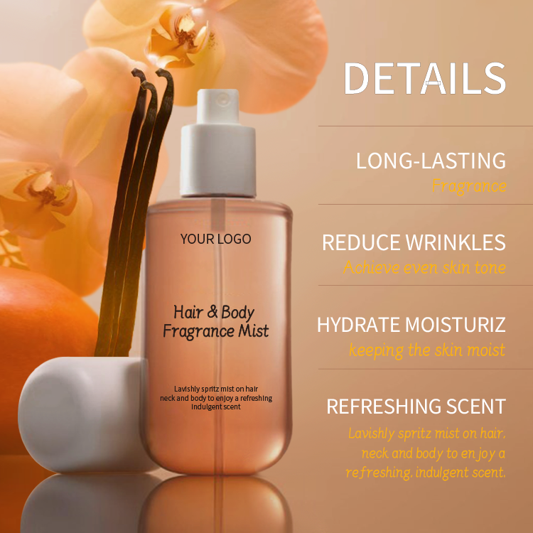 Tiktok Trending Products 50ml hair & body fragrance mist wholesale custom men's perfume oem unisex hombre perfumes for men