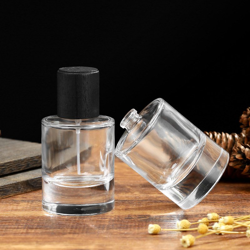 Factory 3.3oz 100ml luxury Empty Round Glass Atomizer fragrance Bottle Perfume Glass parfum Bottles custom color logo for men's