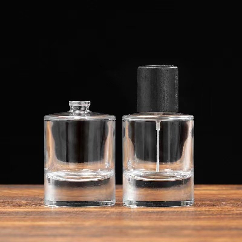 Factory 3.3oz 100ml luxury Empty Round Glass Atomizer fragrance Bottle Perfume Glass parfum Bottles custom color logo for men's