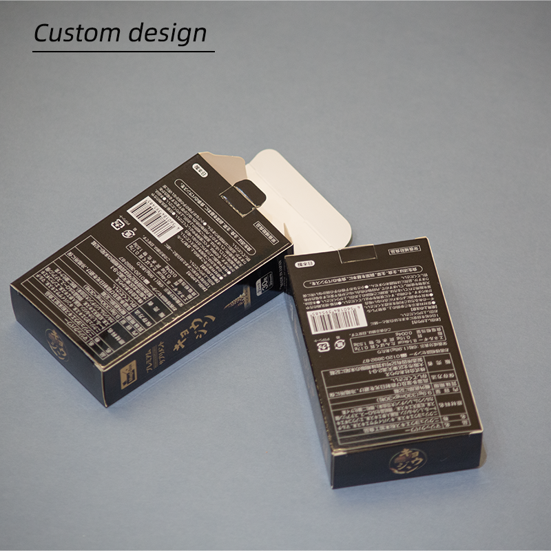 Custom Embossing Printed Logo packaging medicine box packaging Health Product Paper Box for Men's Protective condom box