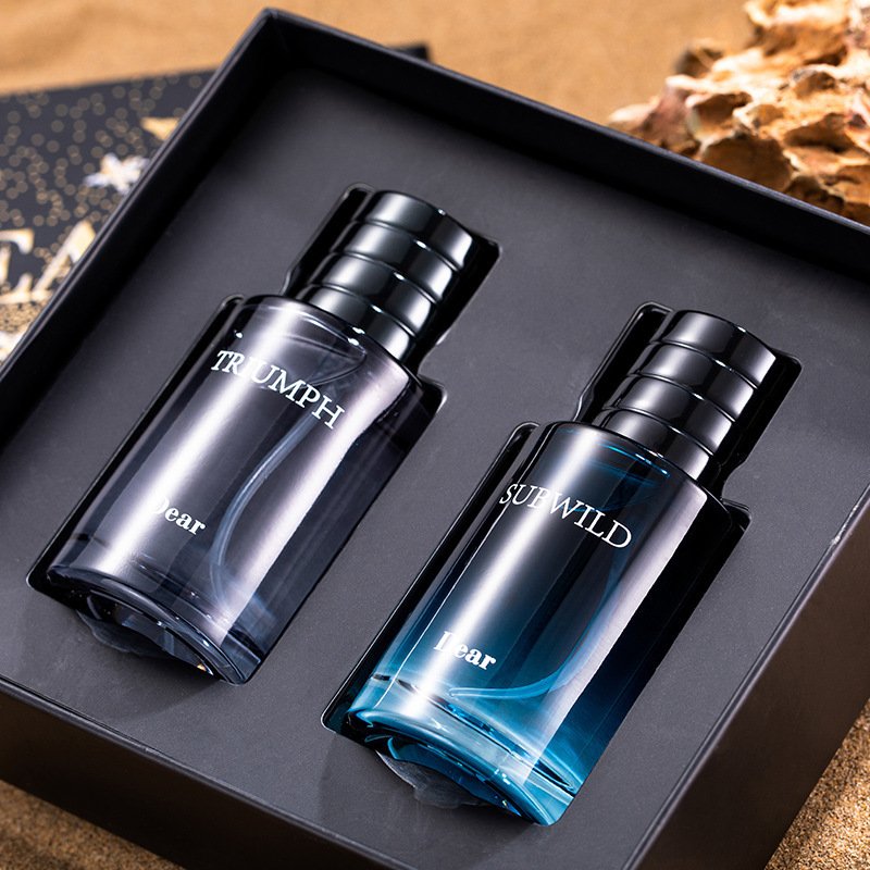 Men's fragrance set for gifts lasting fragrance without pungent flower and fruit fragrance