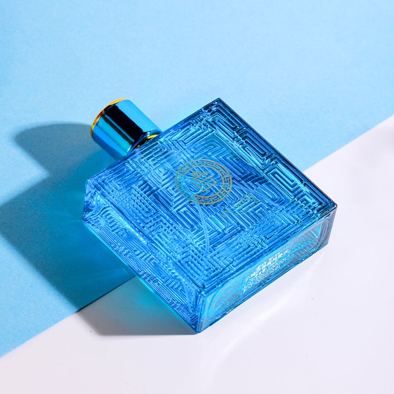 Men's Perfume - Elegant blue design with long-lasting scent for confident men exuding fresh masculine air