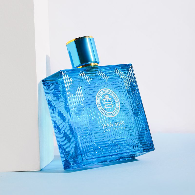 Men's Perfume - Elegant blue design with long-lasting scent for confident men exuding fresh masculine air