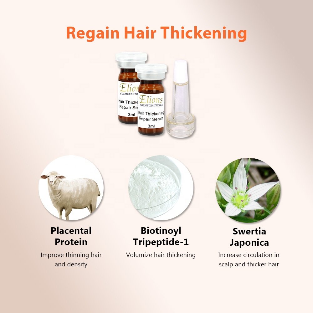 Hair Thickening Repair Gel for Nourishing and Hair-Loss Men's Hair Thinning Treatment Serum
